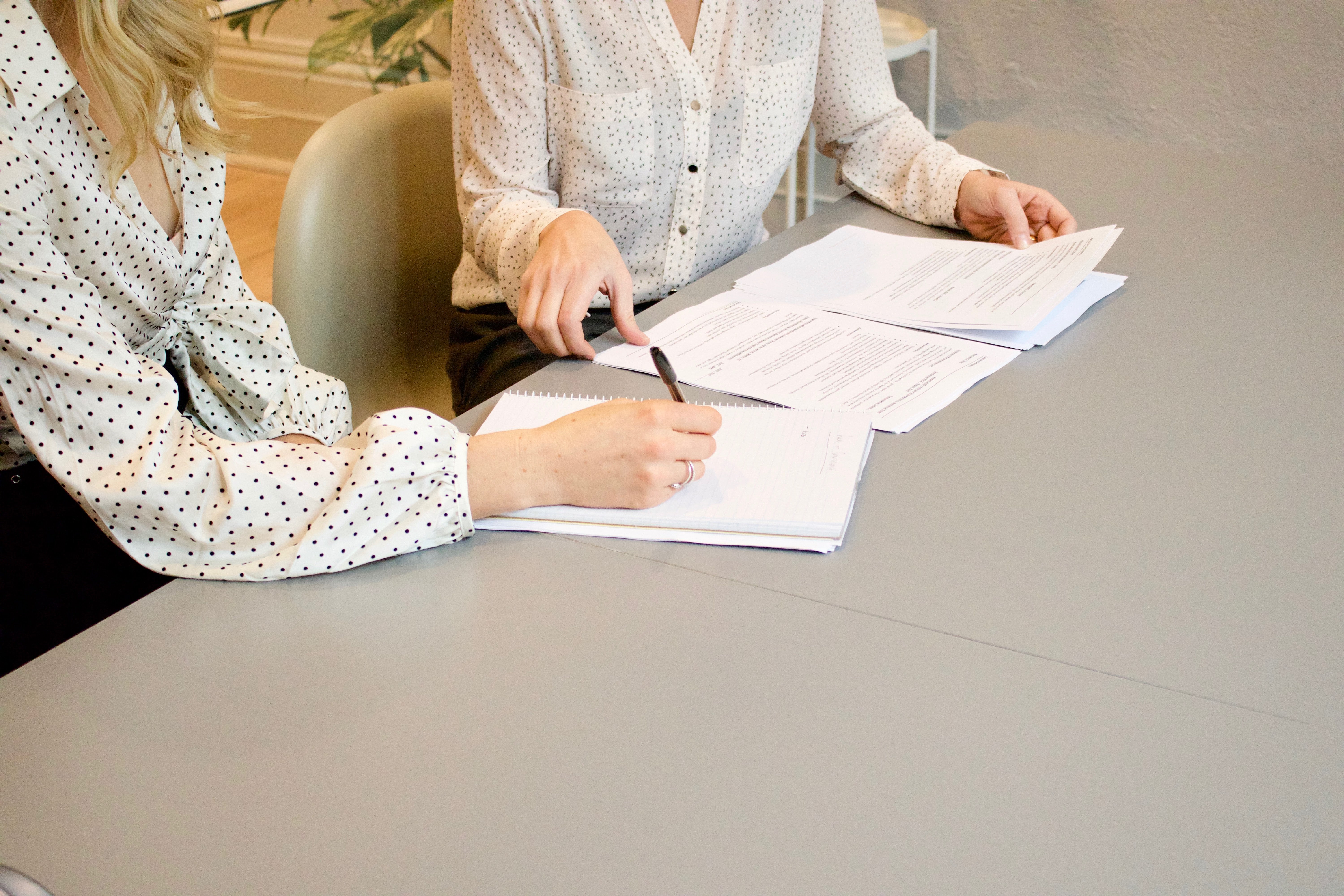 Clinical trial volunteer consultation with research coordinator discussing study participation